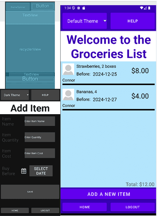 Community Grocery List App